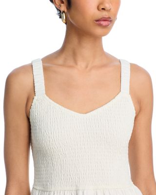 Fleur Smocked Scoop Neck Dress