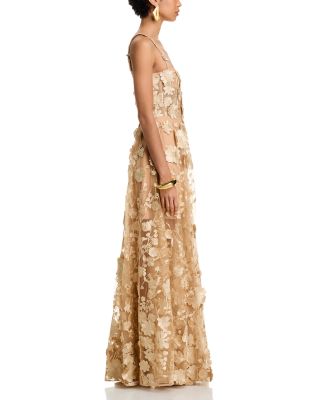 Jasmine 3D Floral Gown