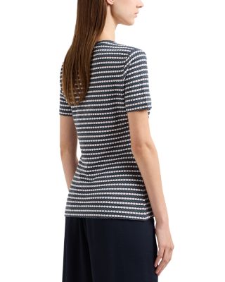 Honeycomb Jacquard Jersey Top