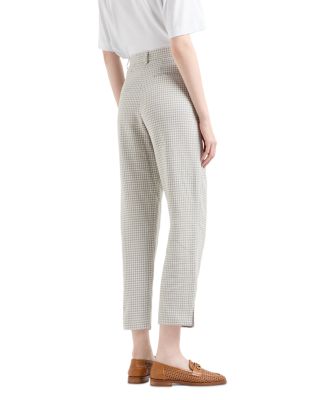 Houndstooth Pied de Poule Jacquard Pants