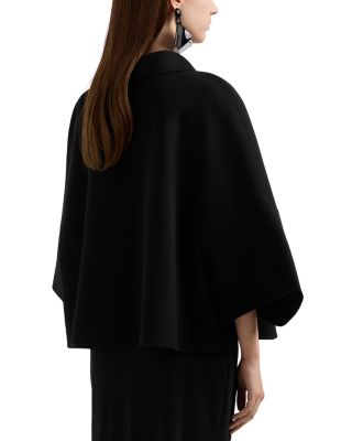 Wool Cashmere Cape Sleeve Coat