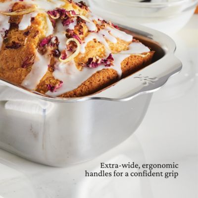 OvenBond&amp;reg; 9&amp;quot; x 5&amp;quot; Tri-ply Clad Stainless Steel 1lbs. Loaf Pan