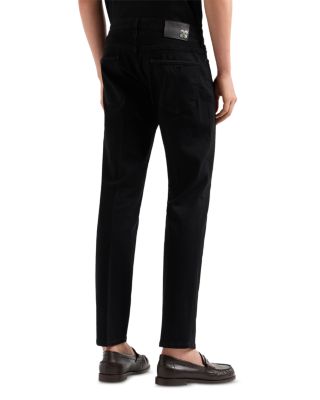 Slim Fit Comfort Jeans in Black Denim