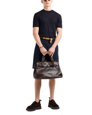 Knit Jacquard Short Sleeve Sweater