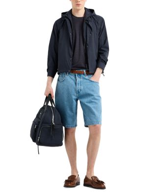 Cotton Allover Jacquard Logo Tee