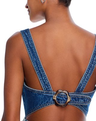 The Over It Denim Mini Dress