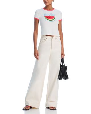 The Itty Bitty Cotton Ringer Tee