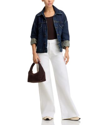 Lil Patch Pocket Undercover Sneak High Rise Wide Leg Jeans in Fairest Of Them All