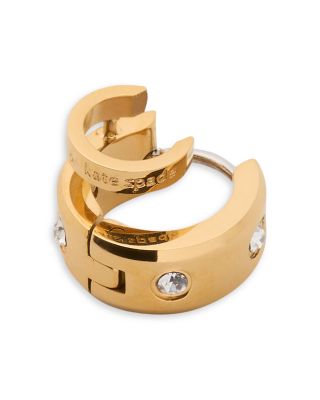 Set In Stone Double Huggie Earrings