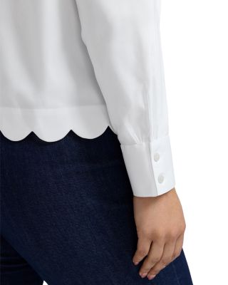 Scarlett Long Sleeved Matte Sateen Shirt