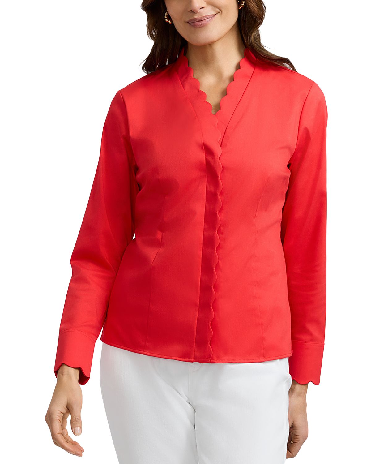 Foxcroft Bridget Matte Sateen Shirt