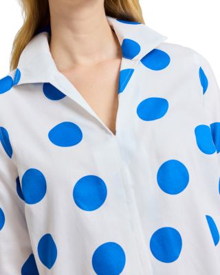 Agnes 3/4 Sleeved Dot Shirt