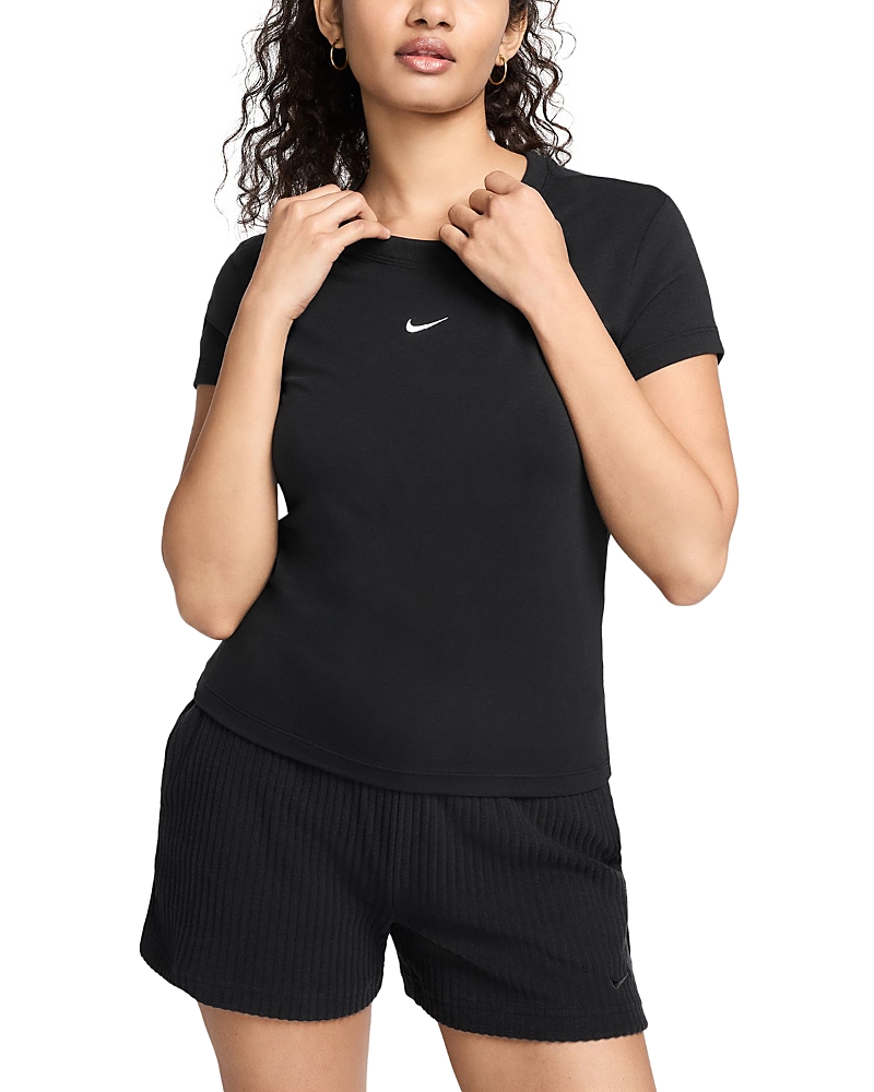 Nike One Stand Dri-fit T-shirt In Black/white