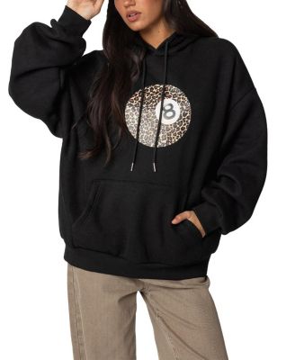 Leopard 8 Oversized Hoodie
