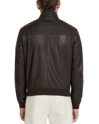 Nappa Leather Bomber Jacket