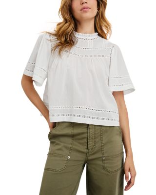 Daisy Lace Trim Top