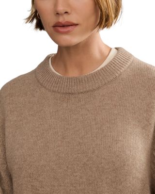 Oversized Cashmere Crewneck Pullover Sweater