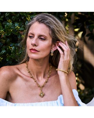 Berry Clover Drop Earrings