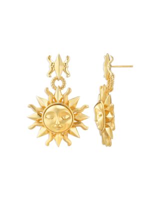 Soleil Sun Drop Earrings in 18K Gold Plated
