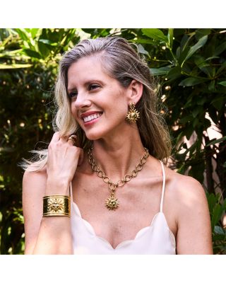 Soleil Sun Pendant in 18K Gold Plated