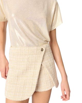 Maje - Layered Tweed Skort