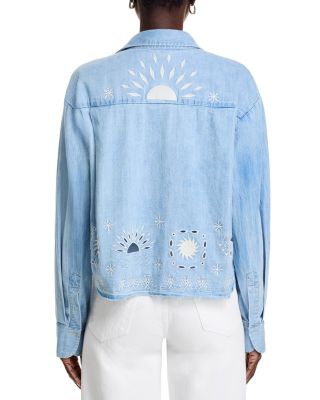 The Roomie Double Frenchie Crop Shirt