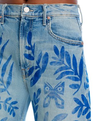 The Lasso Sneak Jeans in Pressed Leaves