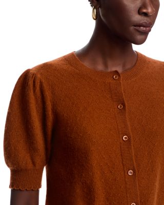The Cashmere Pointelle Cardigan 
