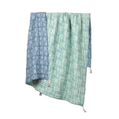 Jade Handcrafted Cotton Quilt, King