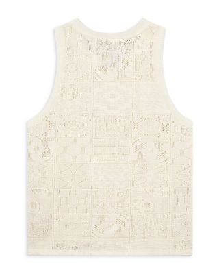 Huxi Open Knit Tank Top