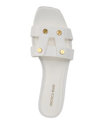 Women's Via Leather Slide Sandals