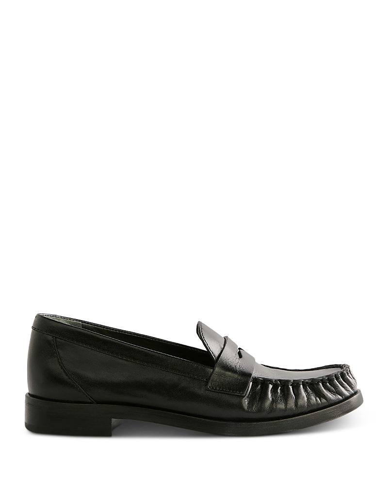 Reformation Women's Ani Ruched Loafer Flats