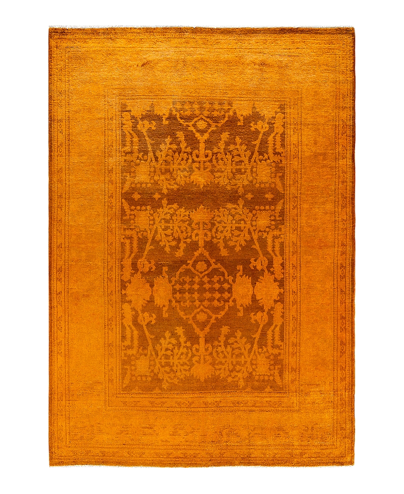 Bloomingdale's Vibrance M1424 Area Rug, 5'3 X 7'6 In Orange