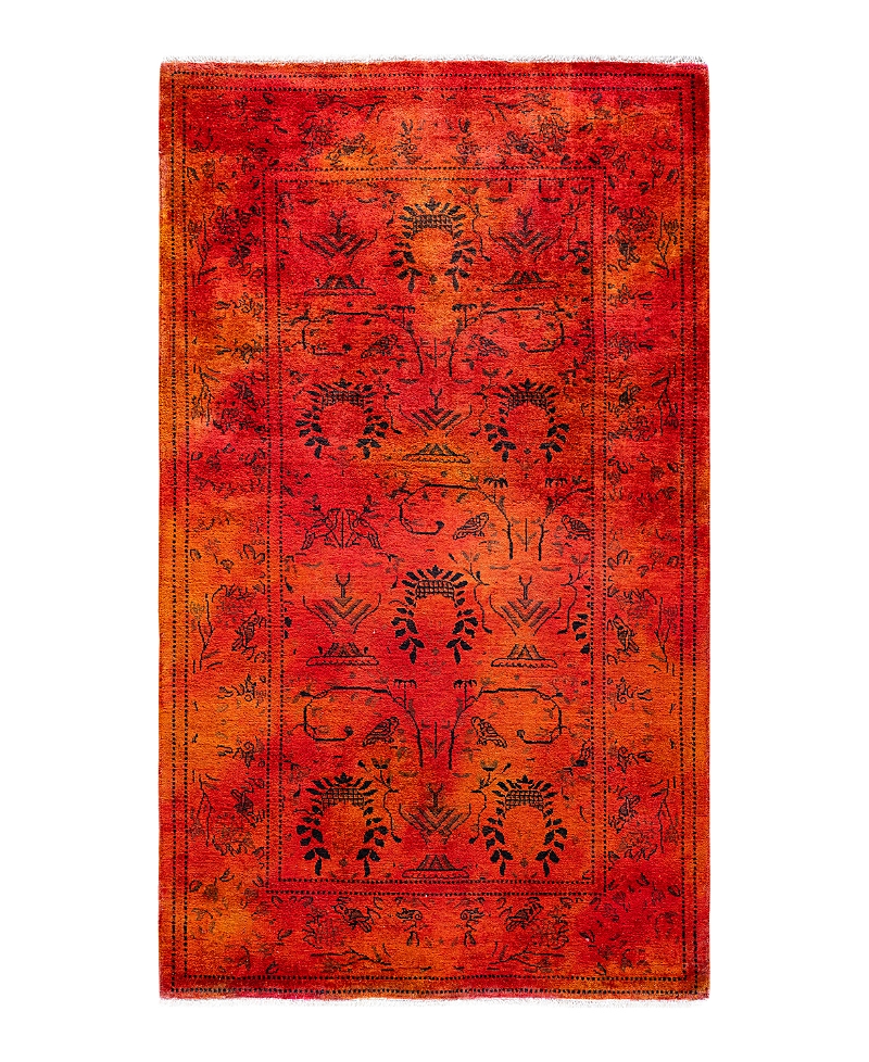 Bloomingdale's Fine Vibrance M1120 Area Rug, 3'2 X 5'4 In Orange