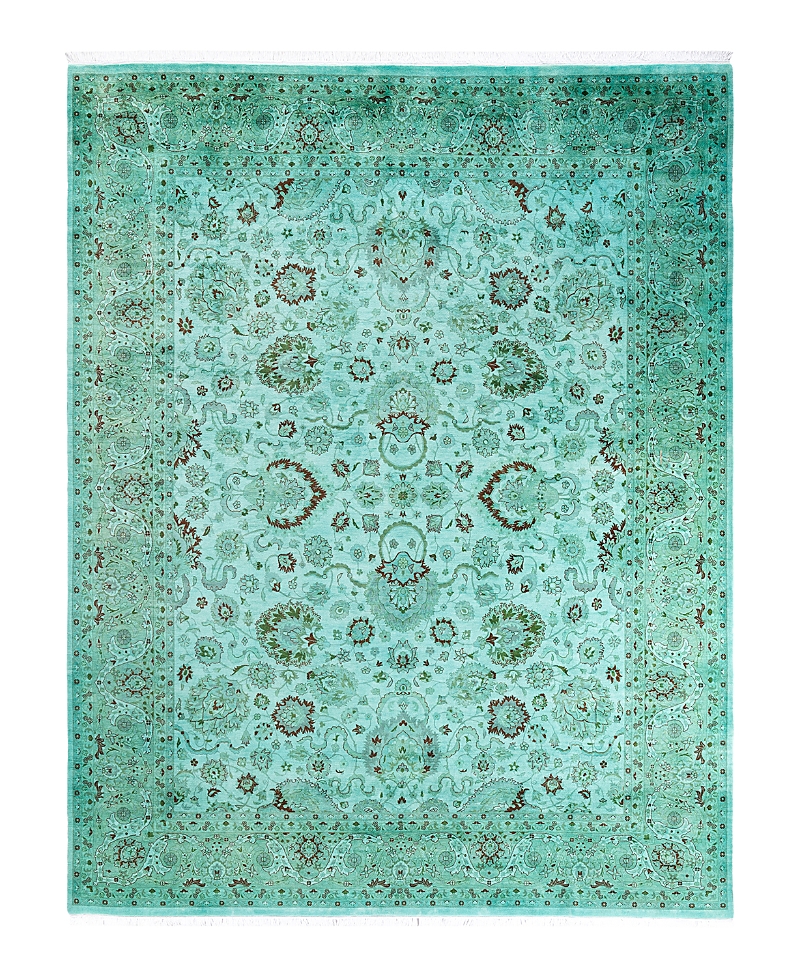 Bloomingdale's Fine Vibrance M1402 Area Rug, 8'1 X 10'2 In Blue