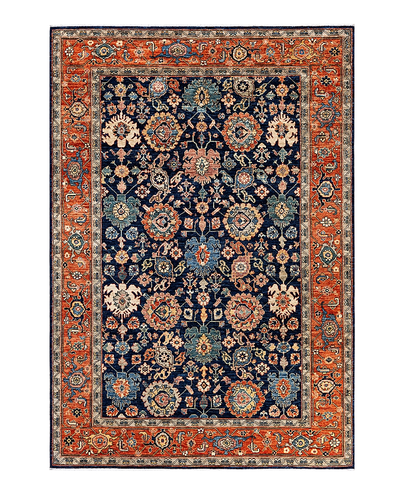 Bloomingdale's Serapi M1945 Area Rug, 6'3 X 9'2 In Blue