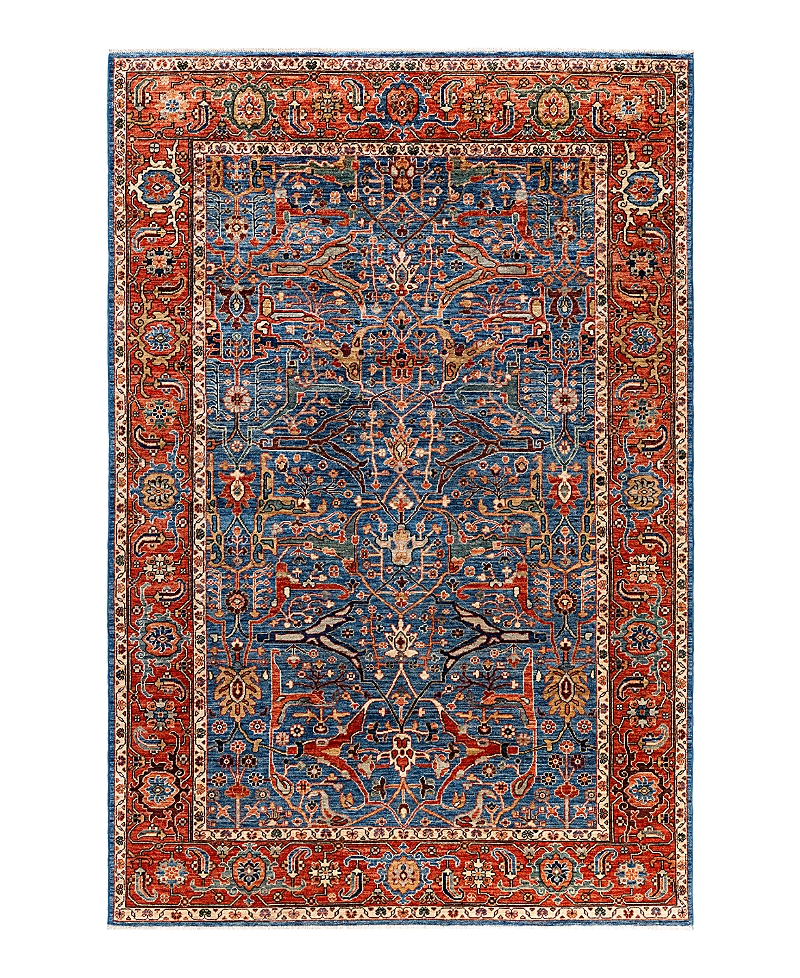 Bloomingdale's Serapi M1945 Area Rug, 6'1 X 9' In Light/blue