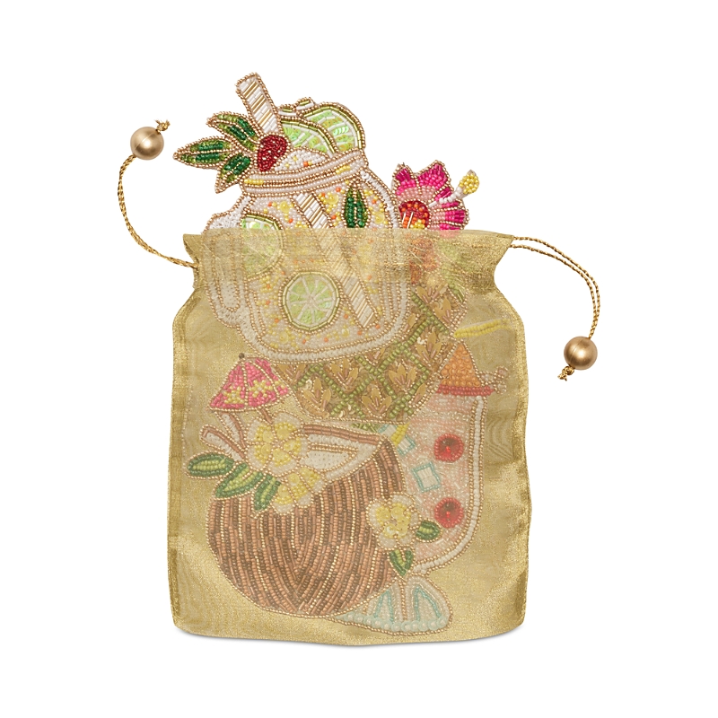 Kim Seybert Happy Hour Coasters, Set Of 4 In Multi