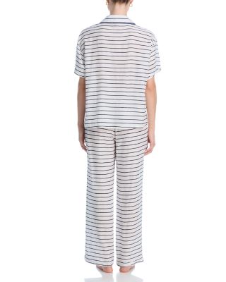 Striped Long Pajama Set - Exclusive