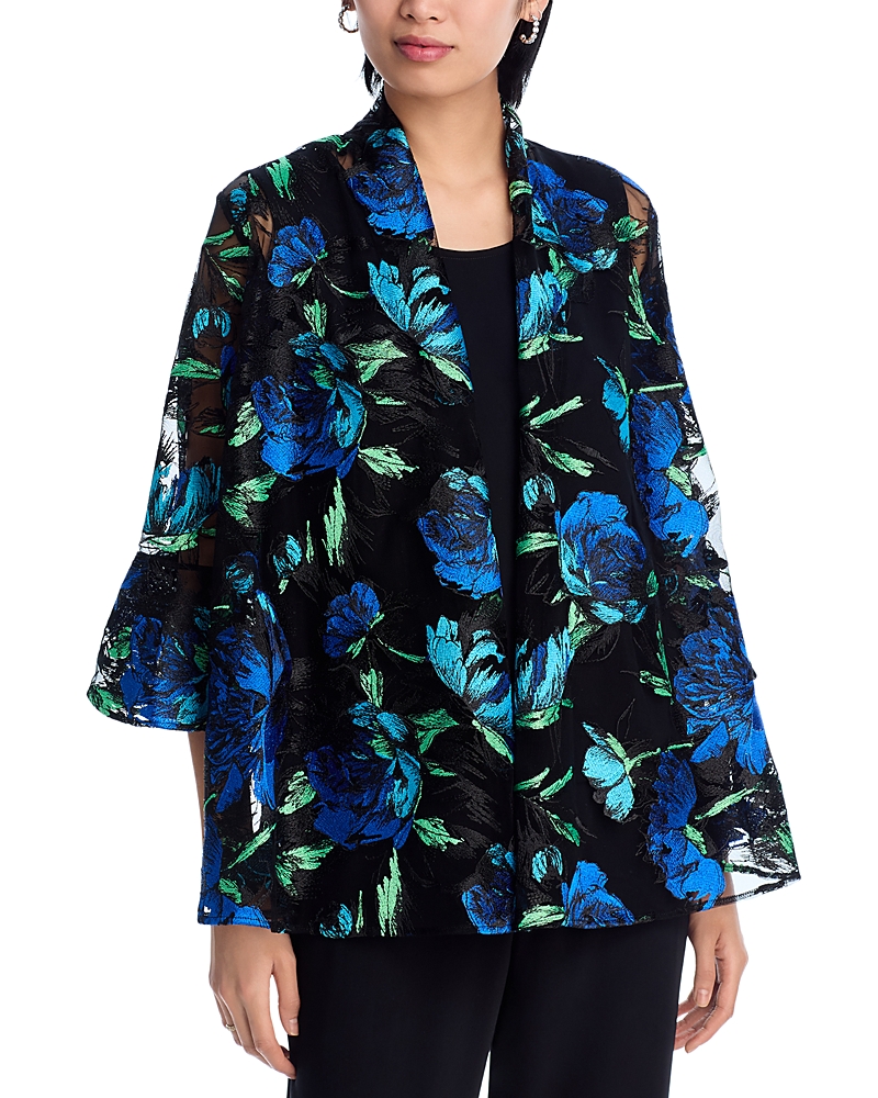 Shop Caroline Rose Bella Jacket In Blue/multi