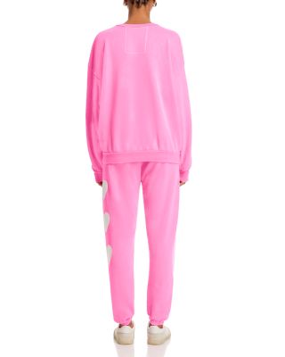 Heart Stitch Crewneck Sweatshirt & Sweatpants