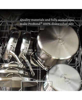 ProBond&reg; Forged 2-Quart Professional Clad Stainless Steel Saucepan with Lid
