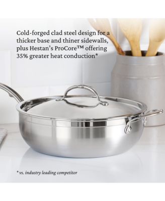 ProBond&amp;reg; Forged 5-Quart Professional Clad Stainless Steel Essential Pan with Lid