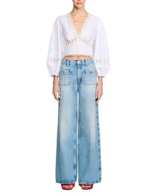 Poplin Crop Top
