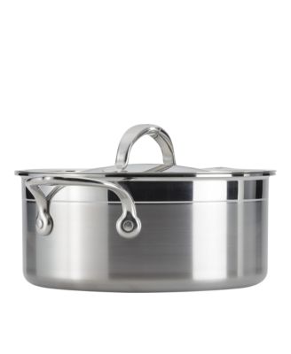 Hestan - ProBond&reg; Forged 3-Quart Professional Clad Stainless Steel Soup Pot with Lid