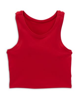 Girls' Fitted Racerback Cropped Top - Little Kid, Big Kid