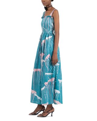 Iyanu Cutout Back Midi Dress