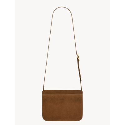 Niki Satchel Shoulder Bag in Suede