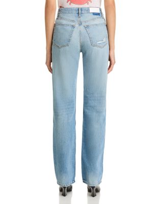 90s High Rise Loose Fit Jeans in Breaker Blue