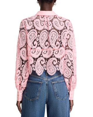 Odelia Lace Crop Blouse